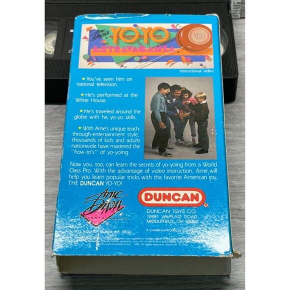How to Yo Yo Extravaganza VHS Arne Dixon Instructional Video Duncan Tricks Sheet - Picture 7 of 10